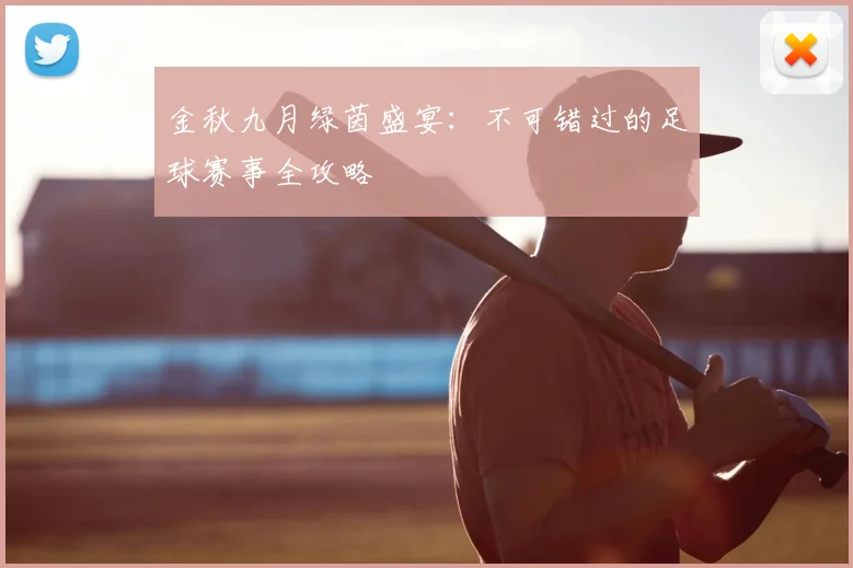 金秋九月绿茵盛宴:不可错过的足球赛事全攻略